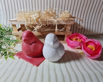 Handmade Latex Full Form Casting Mold Latex Mold Concrete Casting Mold Latex Mold Casting Mold for Sculptures Bird Piepmatz (170)