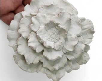 3D casting mold made of latex wild rose (143) // Latex mold concrete flower // Casting mold for concrete // Creative decoration ideas // Latex molds for concrete DIY