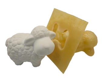 Latexform Schaf – 3D-Gießform für Raysin/Beton