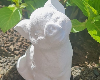 3D casting mold pig concrete / concrete casting mold pig / decorative figure pig concrete / garden decoration / latex mold pig 250