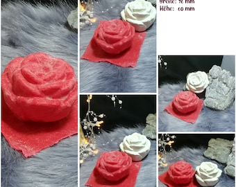 Handmade Latex Full Form Casting Mold Latex Mold Concrete Casting Mold Latex Mold Casting Mold for Sculptures Rose Rose Blossom (074)