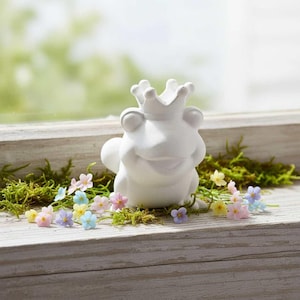 Froschkönig" Gießform aus Latex · Betonfigur für Garten & Fensterbank · DIY Geschenkidee