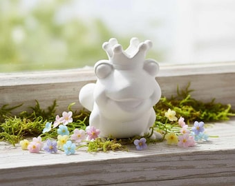 Froschkönig" Gießform aus Latex · für Beton, Raysin & Keraflott · Handmade Germany