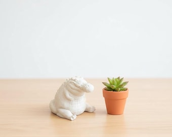 Handgefertigte Latexform Krokodil – Gießform für Beton, Raysin & Steinguss