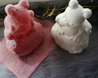Handmade Latex Full Form Casting Mold Latex Mold Concrete Casting Mold Latex Mold Casting Mold for Sculptures Welcome Frog