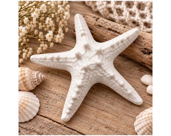 Starfish Latex Casting Mold approx 11x11 cm for Concrete Resin Keraflott Maritime Garden Decor Gift Handmade Germany (035)
