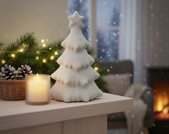 3D Christmas tree casting mold (061) / latex mold for concrete / Christmas decoration figure / winter decoration / handmade / concrete mold / DIY Christmas decoration