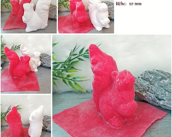 Latex full-form casting mold Latex mold Concrete casting mold Latex mold Casting mold for sculptures Autumn decoration Autumn Autumn Squirrel (022)