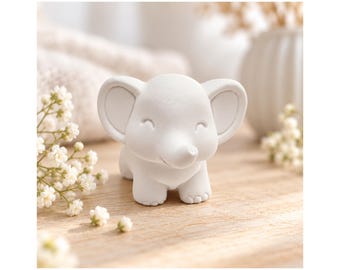 Silikonform stehender Elefant Babyelefant – 3,2 cm Mini