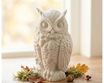 Betongießform aus Latex Grosse Eule – 14,5 cm