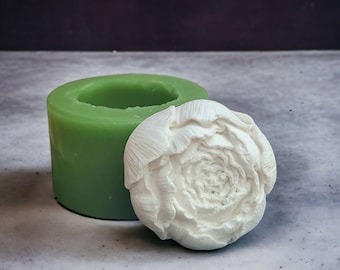 DIY gift making with silicone mold Silicone Mold matt concrete mold casting mold for sculptures wild rose flower rose (023)