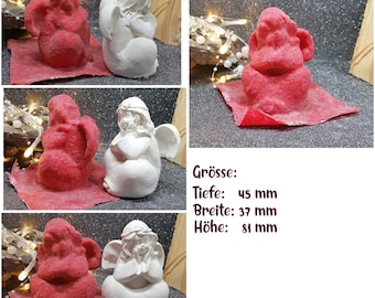Handcrafted latex casting mold casting mold concrete casting mold concrete grave decoration angel, cherub, little angel (086)