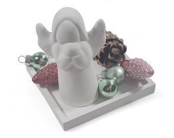 Handmade latex full-form casting mold, latex mold concrete casting mold, latex mold for a praying angel (075) Christmas decoration