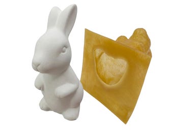 Latex-Betongießform – Hase für Ostern / Osterhase | 3D Form