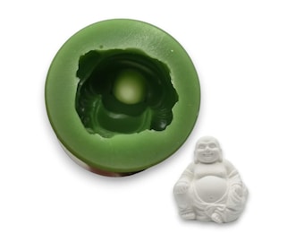 Silikonform kleiner Buddha – Mini 3D Gießform für Raysin