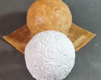 Handmade Latex Full Form Casting Mold Latex Mold Concrete Casting Mold Latex Mold Casting Mold for Sculptures Flower Ball Rose Ball (147)