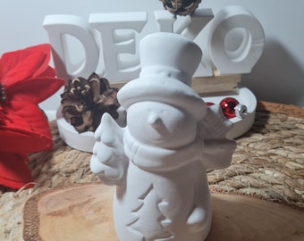Handmade Latex Full Form Casting Mold Latex Mold Concrete Casting Mold Latex Mold Casting Mold Sculptures Christmas Snowman Snowman (064)