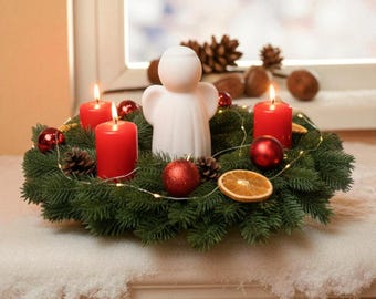 3D Casting Mold Guardian Angel / Casting Mold Made of Latex for Concrete / Angel Casting Mold (358) / Christmas Decoration & Guardian Angel Decoration / Manus Decoration Ideas