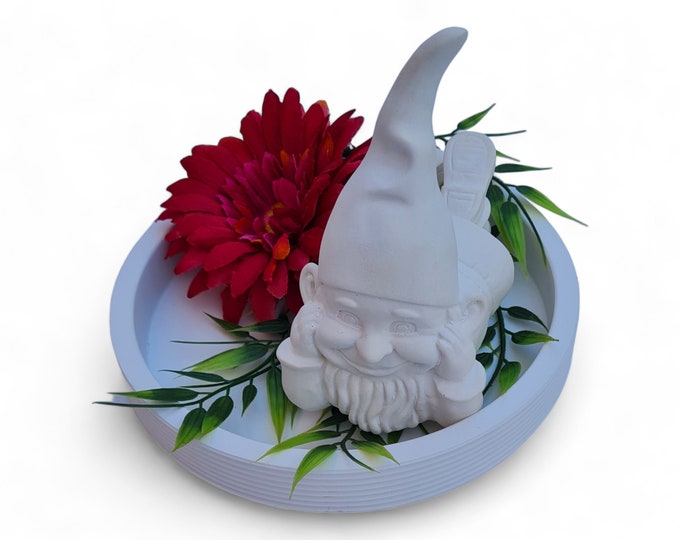 Featured listing image: DIY 3D Mold, super quality, full-form mold DIY mold made of latex, suitable for Raysin, concrete and more, gnome, dwarf lying (191)