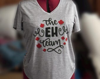 The EH Team Canadian pride sublimation and vinyl cutting file