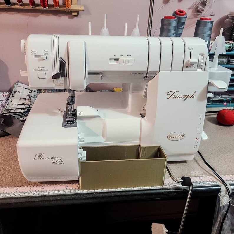 Thread catcher scrap bin trim bin for Baby Lock sergers Etsy