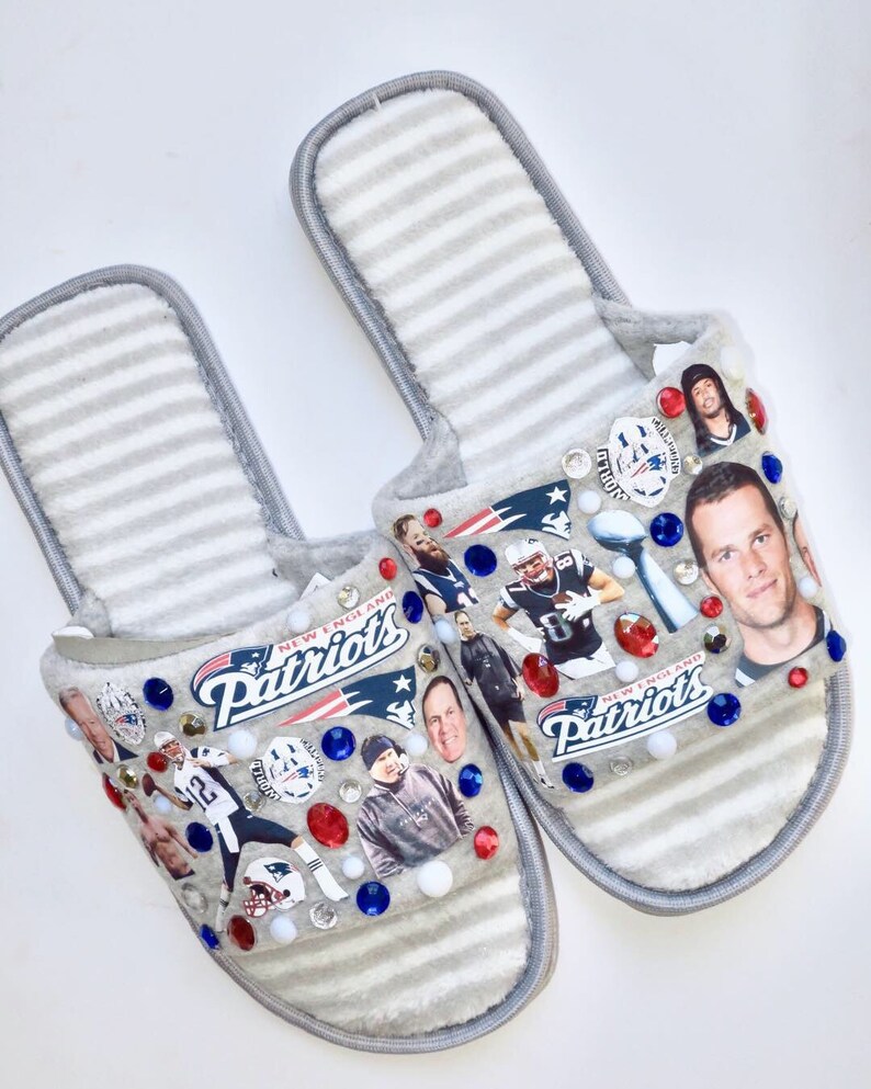 patriots slippers
