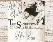 Hocus Pocus Invitation / Witch Invitation / Hocus Pocus Printable / Hocus Pocus Party / Witch Party Printable / Halloween Party Invitation Il_170x135