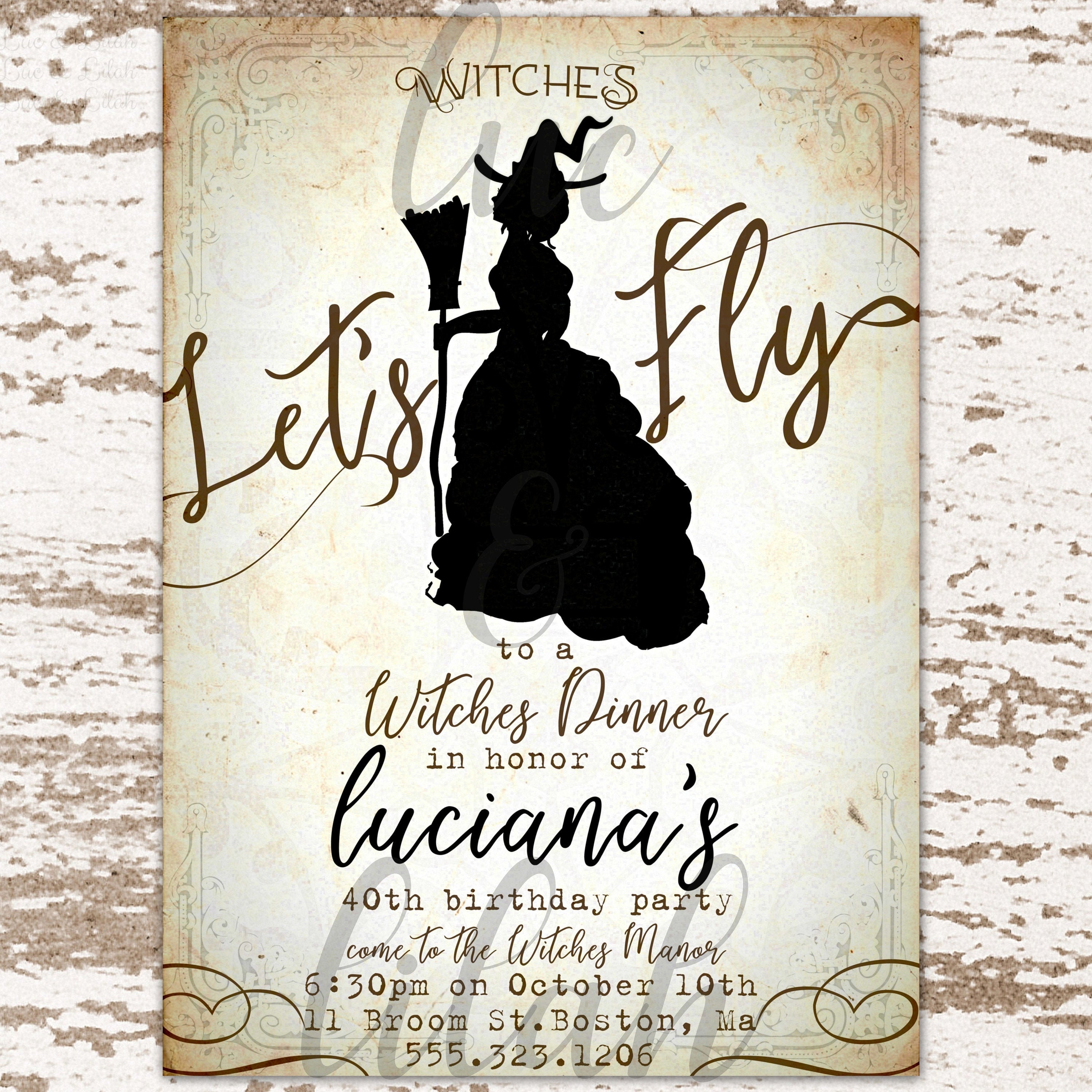 W.I.T.C.H. Party Invitations W.I.T.C.H. Party Invitations