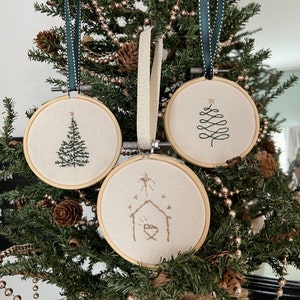Embroidered Christmas Ornament