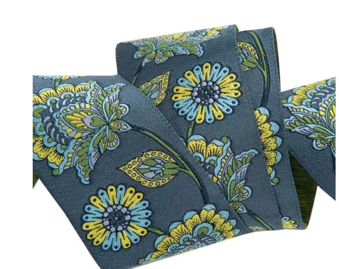 Renaissance Ribbons - Jacobian Flowers From Tula Pink - 2 Inch Wide by ...