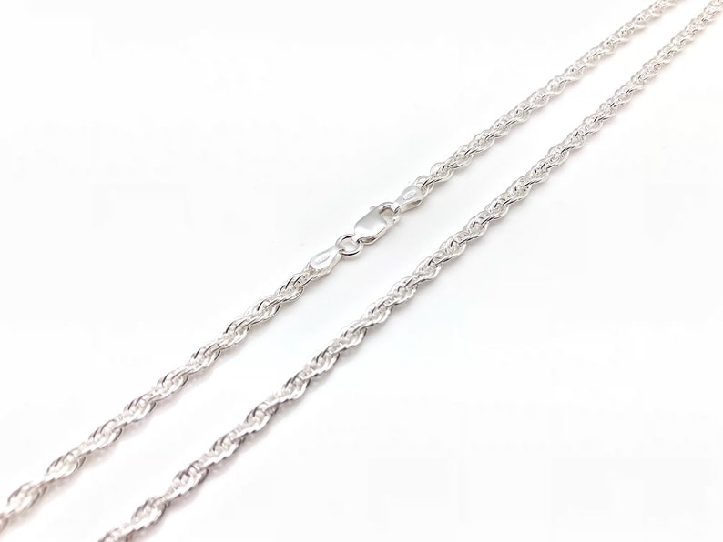 Rope Chain Loose Rope Chain Loose Rope Silver Chain Medium Size Pendant Chain Silver Pendant Chain All Sizes