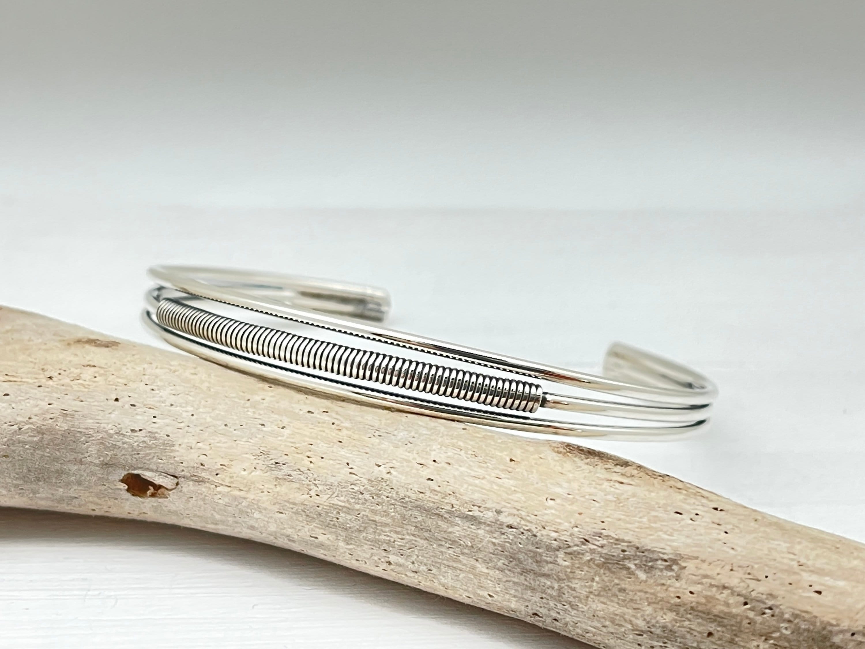 Bracciale Intrecciato Unisex Tuscany Silver – Argento 925 Placcato Rodio Con Finitura Ossidata, Larghezza 7mm