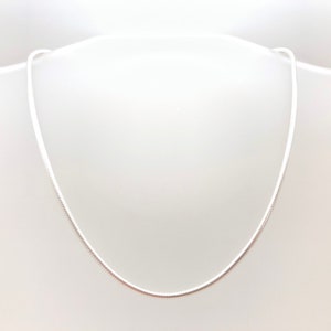 Thick Silver Snake Chain 2.1mm 060 - Sturdy Silver Snake Chain - 2.1 mm Snake Chain - Stelring Silver