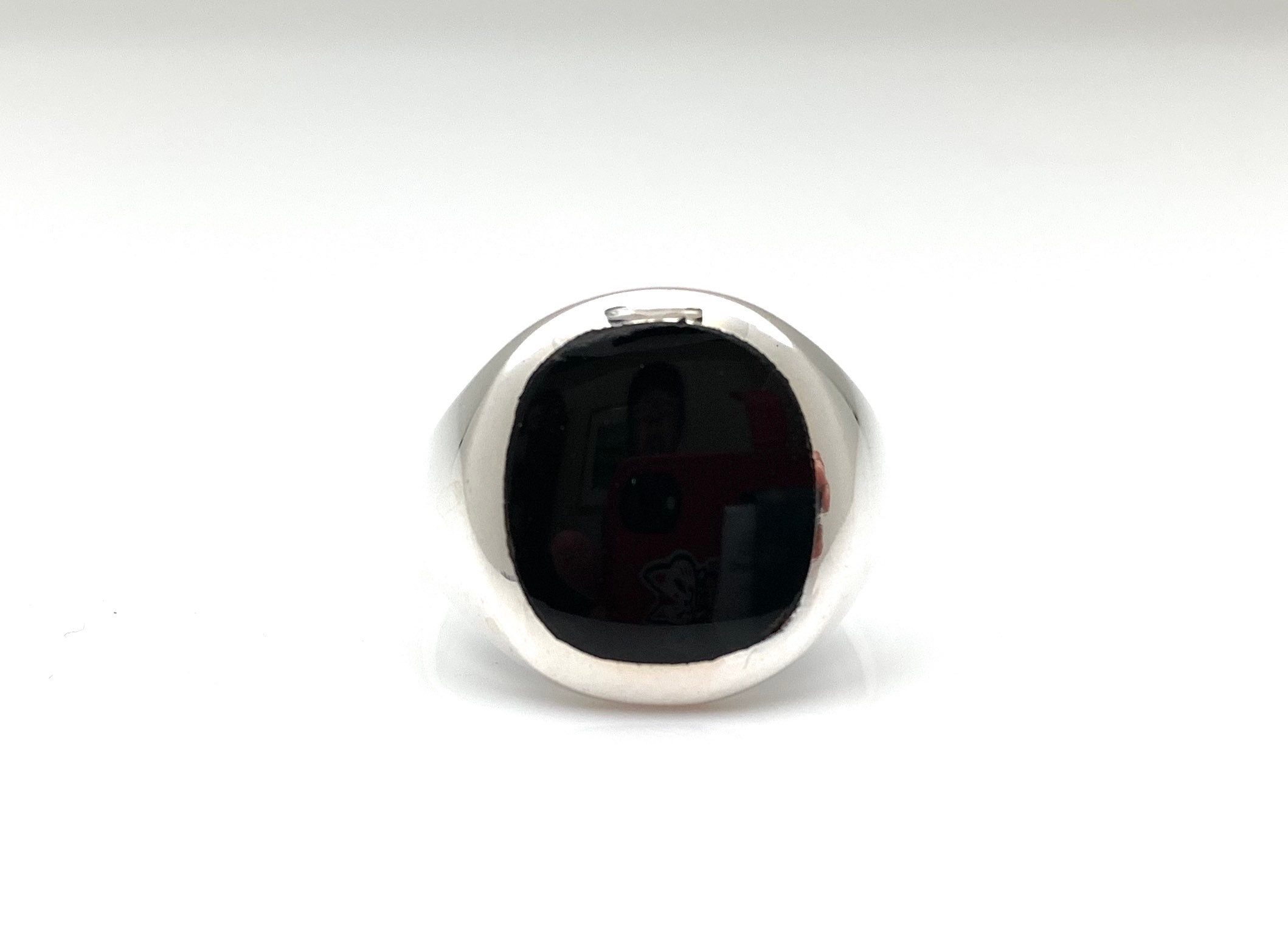 Simple Black Onyx Signet Ring Best Selling Black Onyx - Etsy