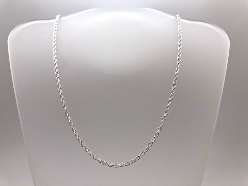 Rope Chain Loose Rope Chain Loose Rope Silver Chain Medium Size Pendant Chain Silver Pendant Chain All Sizes