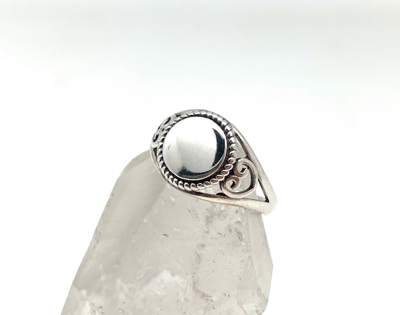 Turquoise Sterling Silver Braid Scrolling Ring Turquoise Sterling Silver Braid Scrolling Ring