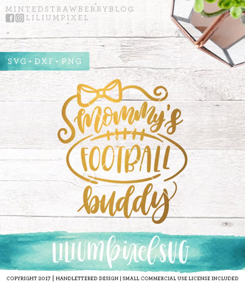 Download Mommy's Football Buddy Svg / Football Mom SVG Cutting | Etsy