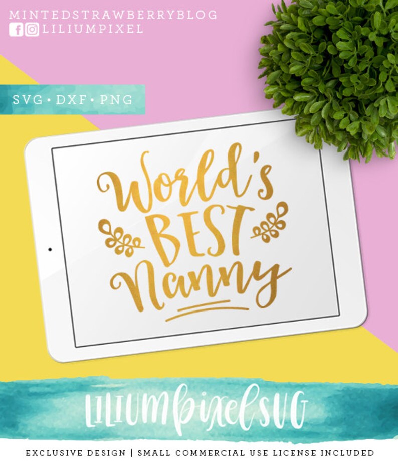 Download Worlds Best Grandma SVG Cutting Files / Framed Quote SVG Files | Etsy