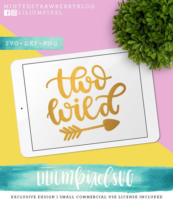 Download Two Wild Svg Cutting Files Birthday Svg Dxf Png Files Etsy