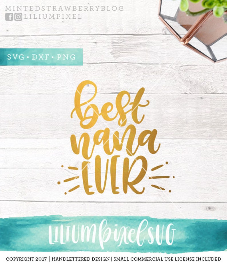 Best Nana Ever SVG Cutting Files Mother Svg Cut Files Mum SVG Files Sayings SVG for Cricut Silhouette