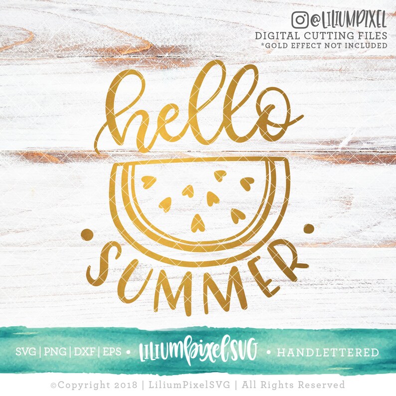 Download Hello Summer SVG Cut Files / Watermelon Svg Cutting Files ...