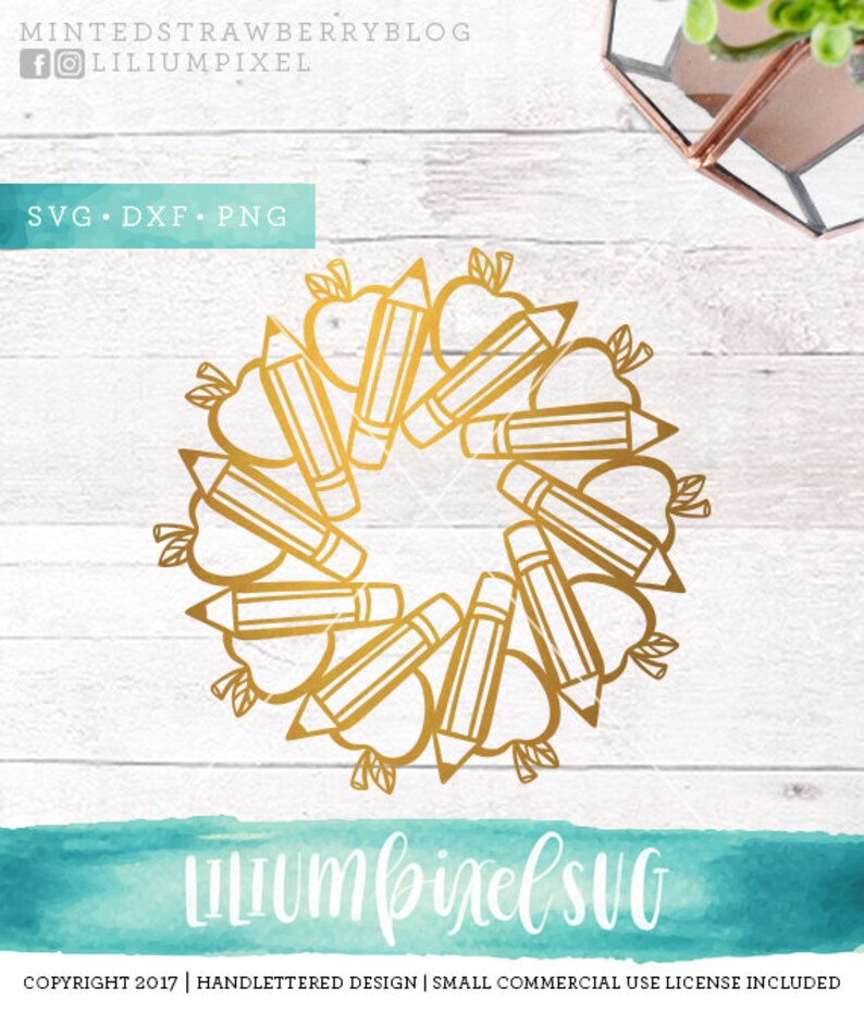 Download Pencil And Apple Monogram Frame Svg Cutting Files Teacher Svg Cut Files Back To School Svg Files Svg For Cricut Silhouette Paper Party Kids Craft Supplies Tools
