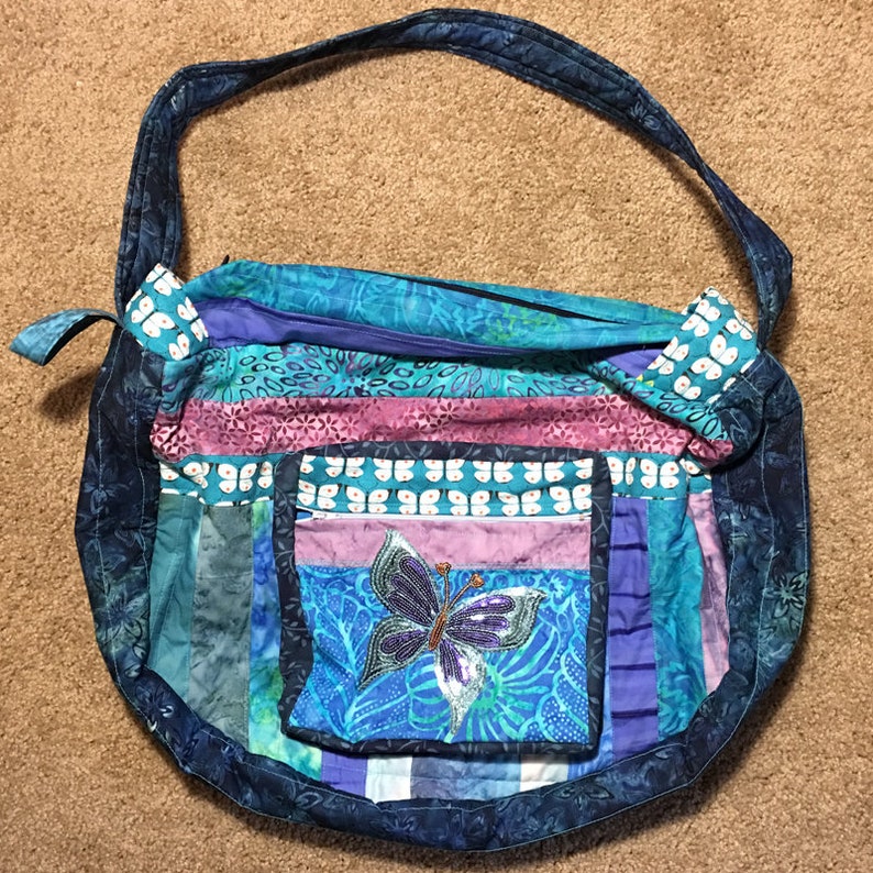 Handmade Quilted Oversized Shoulder Bag Exercise Gym Etsy