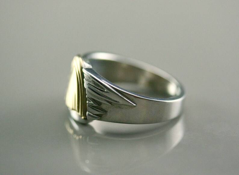 Eagle Mens Ring American Eagle Ring Eagle Head Mens Ring Etsy UK