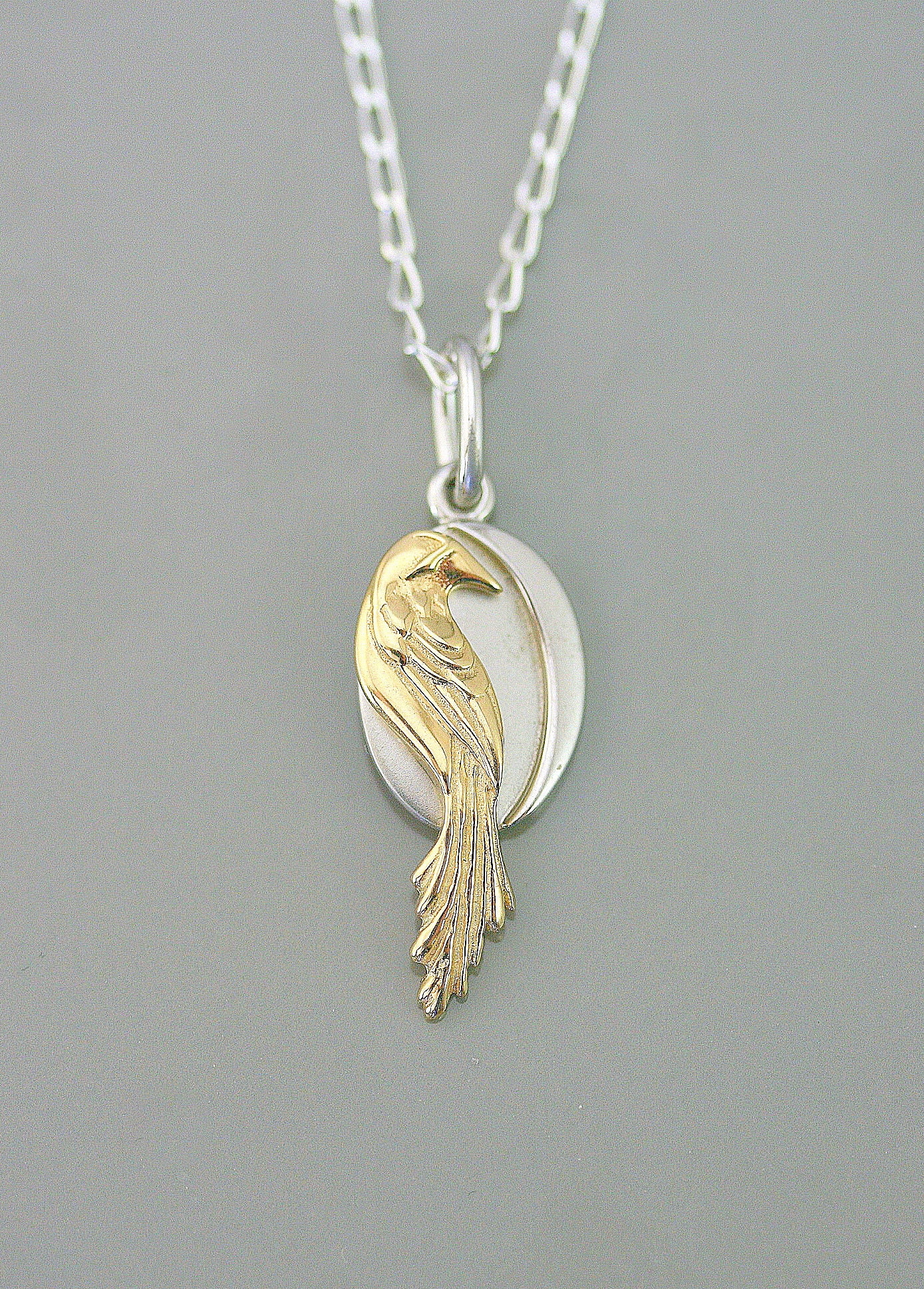 Silver Gold Phoenix Necklacephoenix Bird Locket Necklace | Etsy