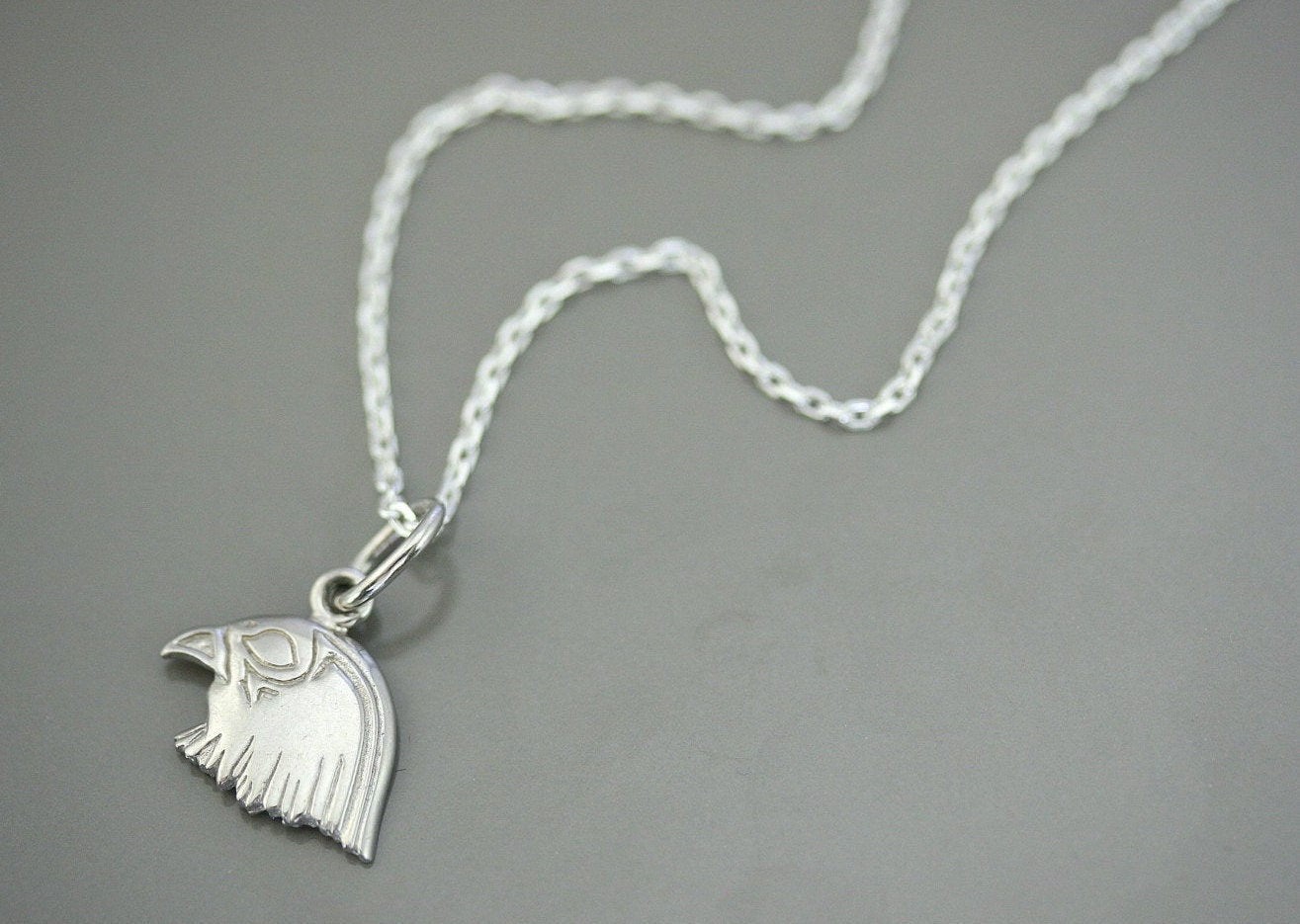 Eagle Silver Necklace Osiris Necklace 