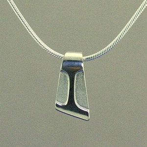 Minimalist sterling silver necklace for women image 1