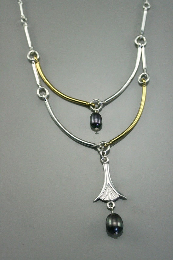 Lotus flower necklace lotus flower jewelry egyptian Etsy