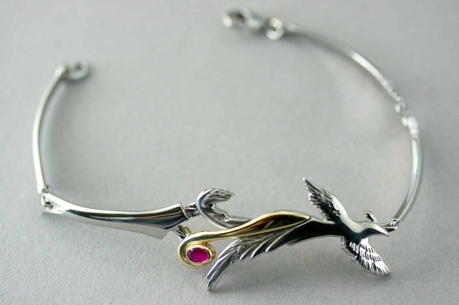 Blue Bird Bracelet Bluebird Bracelet Flying Sparrow Bird In