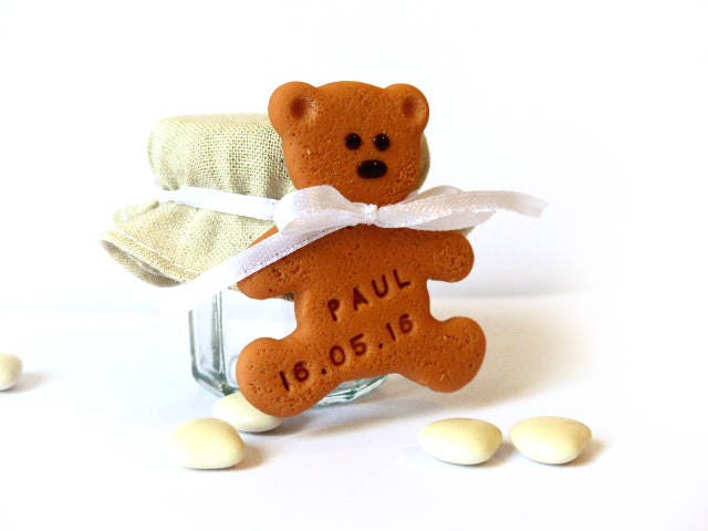 Petit Pot Dragees Theme Ourson Gourmand Etsy